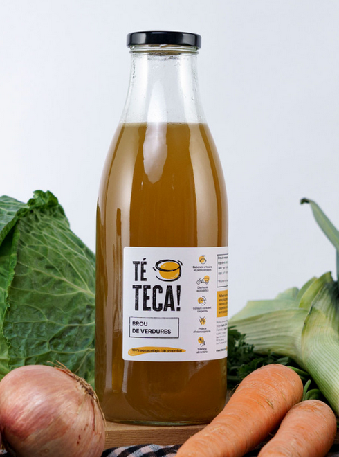 Brou de verdures 1L, Té teca!