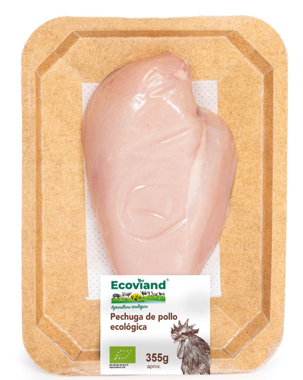 Pit de pollastre safata 355g, Ecoviand