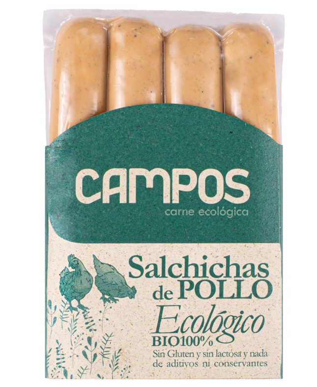 Frankfurt de pollastre 250g, Campos