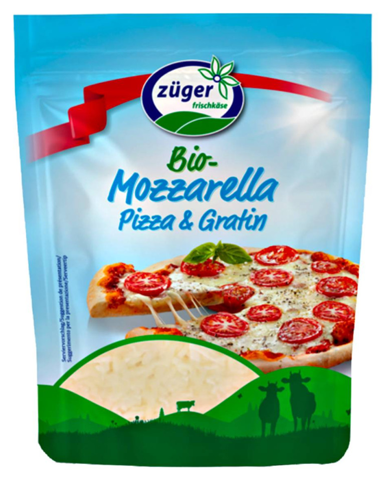 Mozzarella ratllada 150g, Zuger