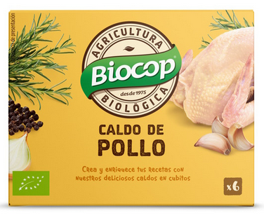 Brou de pollastre en pastilla 6x11g, Biocop