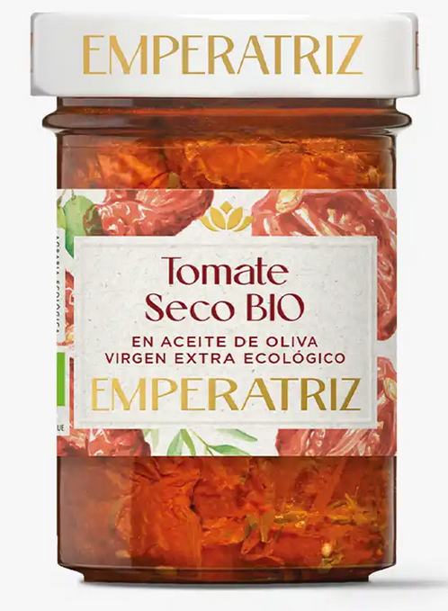 Tomàquet sec en oli oliva 180g. Emperatriz
