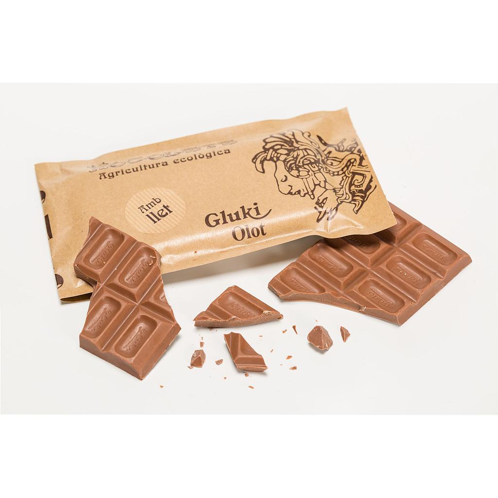 Xocolata amb llet 100g, Gluki