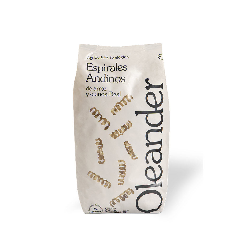 Espirals Andinos arròs-quinoa 500g, Oleander