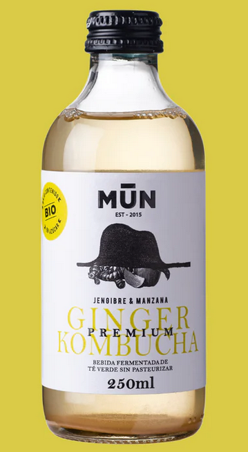Kombutxa ginger 250ml, Mun