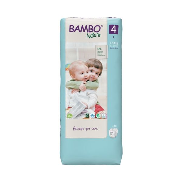 Bolquers Talla 4 (7-14kg) 48u, Bambo