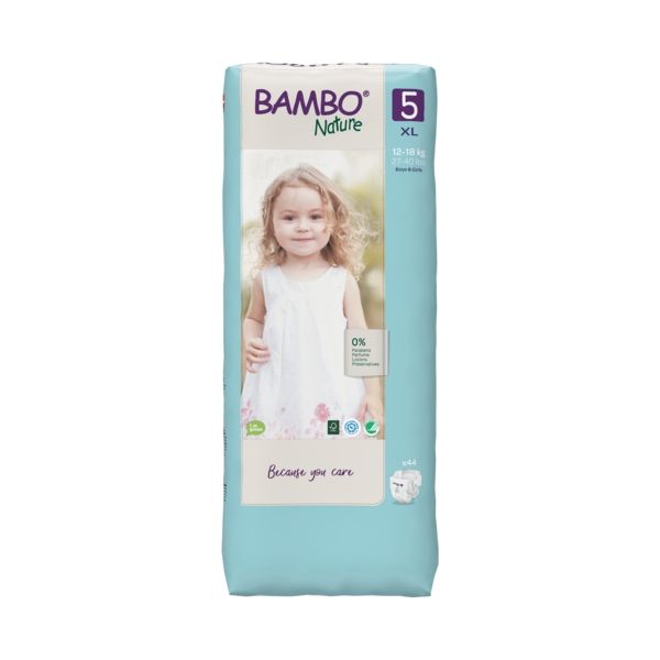 Bolquers Talla 5 (12-18k) 44u, Bambo