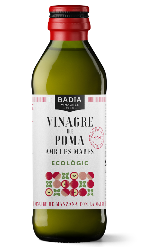 Vinagre de poma sense filtrar 500ml, Badia